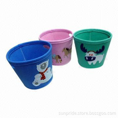 Nonwoven/Lovely Baskets for Home Package, Eco-friendly and Non-toxic, Elegant Look for Storage